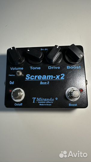 Гитарная педаль T. Miranda Scx-2 Scream-X2