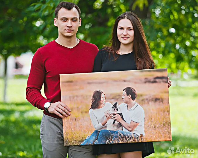 Портрет на холсте 30х40