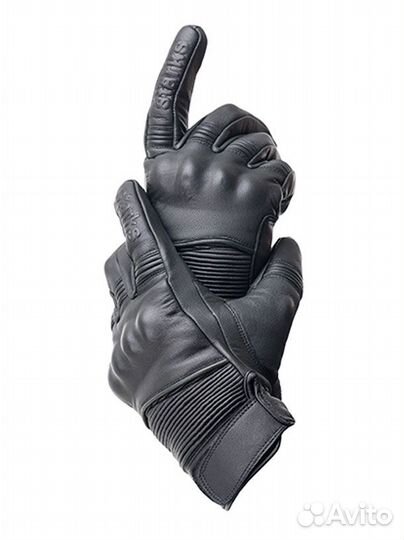 Starks Мотоперчатки Alfard (кожа) черный муж