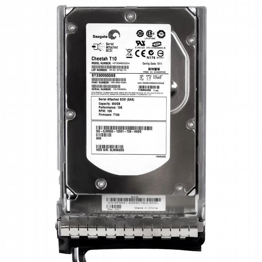 [JW552] Жесткий Диск Dell 300gb Sas 3,5" Hdd Jw552