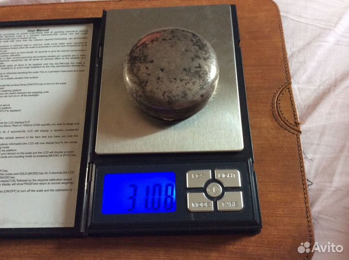 Табакерка серебро старинная