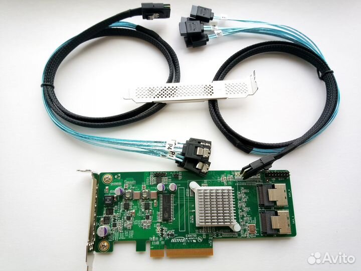 HBA Контроллеры LSI SAS 9211-8i с 2 кабелями