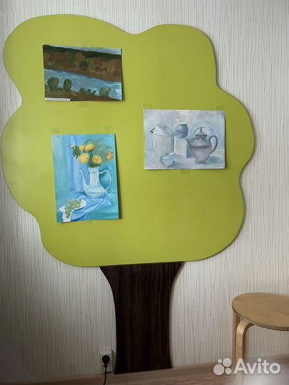 Детский стенд декор комнаты - для рисунков