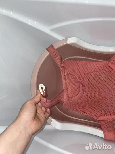 Ванночка для купания с горкой и гамаком