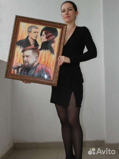 Портрет акварелью