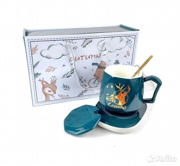 Кружка с подогревом. Подарок
