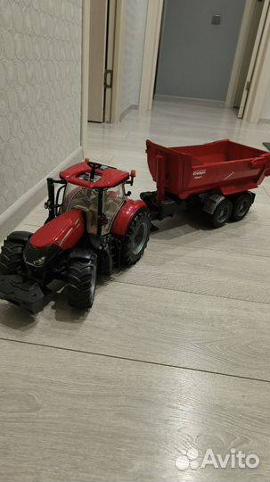 Трактор с прицепом bruder брудер