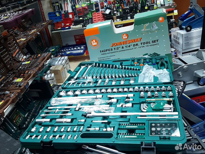 Jonnesway набор инструментов 142 предмета