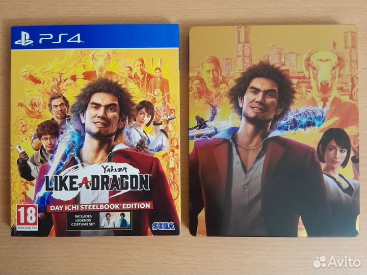 Yakuza Like a Dragon ps4 (бокс с диском)