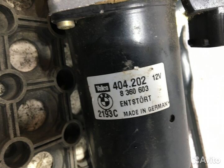 Трапеция стеклоочистителей с моторчиком