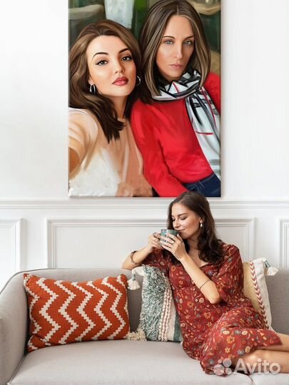 Печать фото на холсте