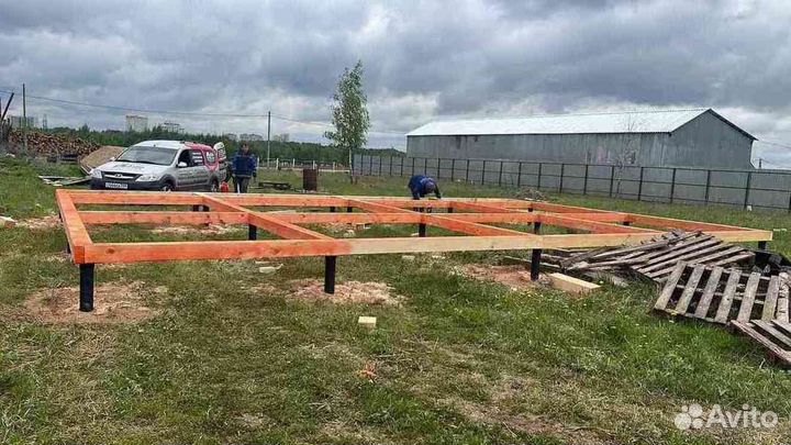 Свайный фундамент под ключ