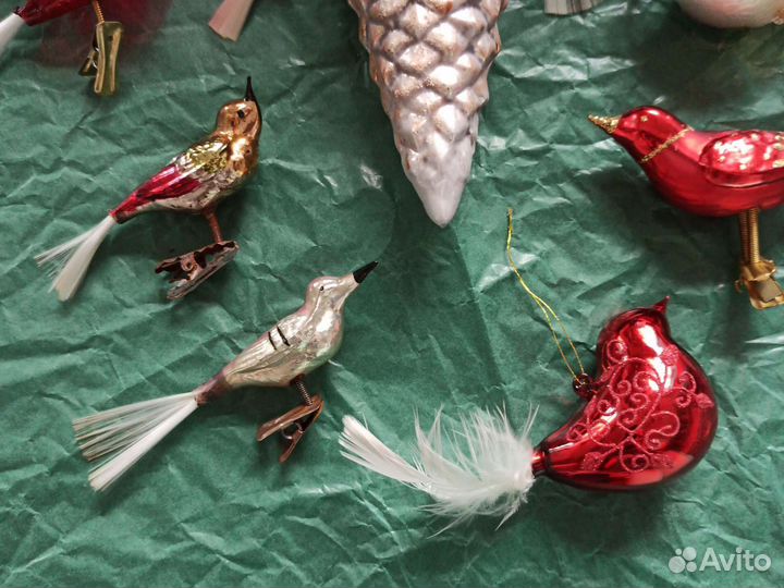 Ёлочные игрушки Германия гдр