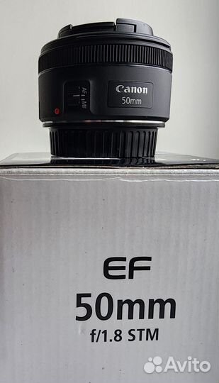 Объектив canon EF 50mm f/1.8 STM