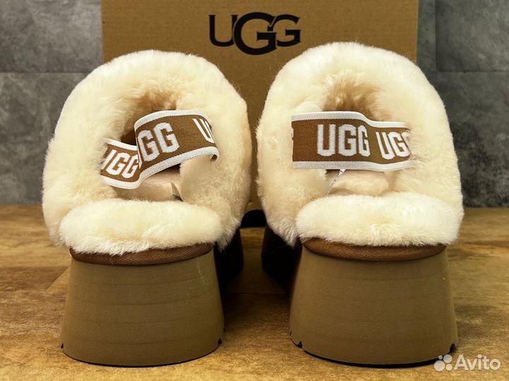 Ugg Funkette Suede Platform Chestnut