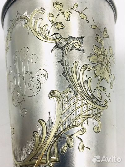 Кубок серебряный Россия 1905 год Вес 289 грамм