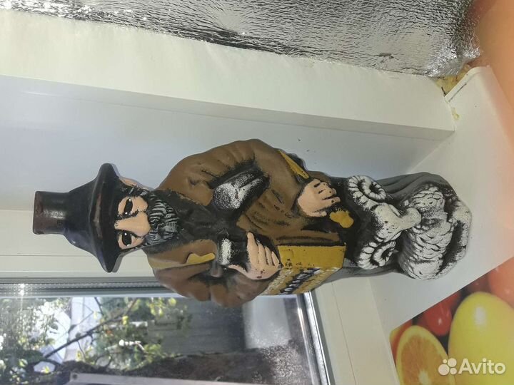 Бутылка керамическая пиросмани