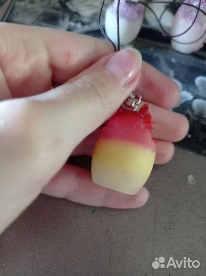 Драконы из эпоксидной смолы брелки