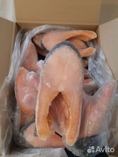 Стейки форели крупный