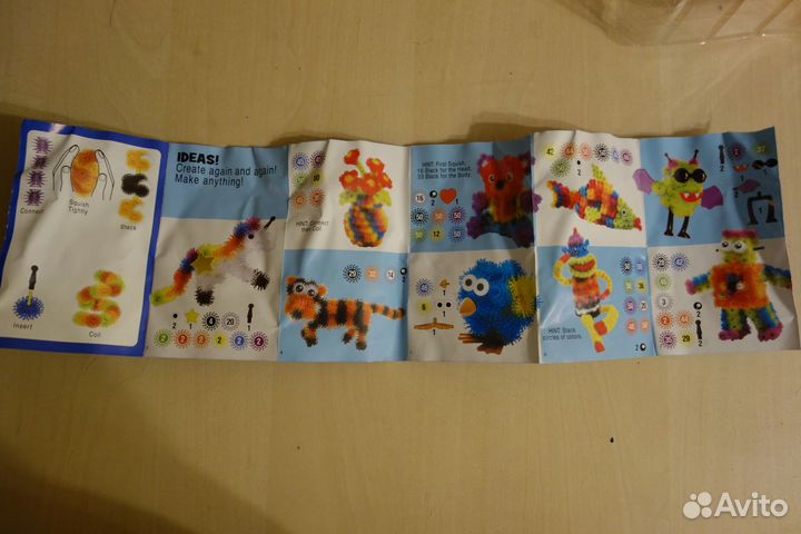 Конструктор-липучка Bunchems 800 деталей