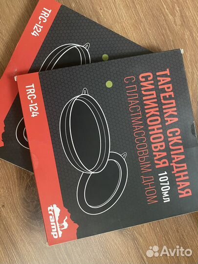 Тарелка силиконовая складная tramp trc-124