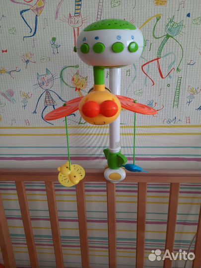 Мобиль в кроватку с проектором