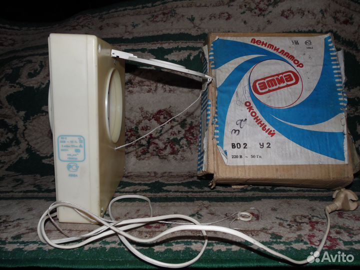 Вентилятор оконный вытяжной этма