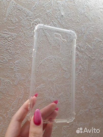 Чехол прозрачный на Samsung A6 plus