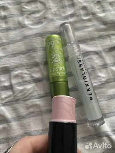 Хайлайтер и помада