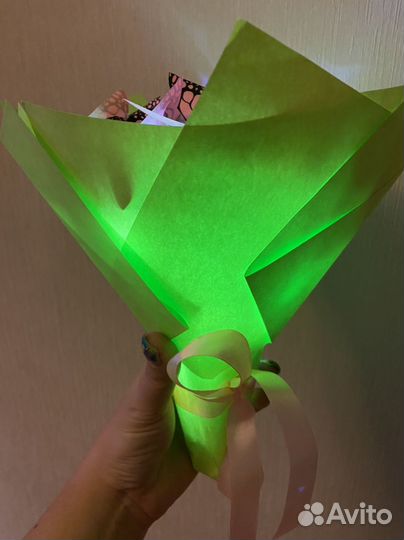 Светящийся букет из бабочек