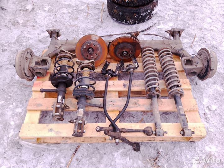 LADA granta задняя балка