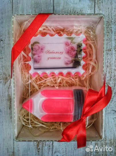 Наборы из мыла в подарок учителю