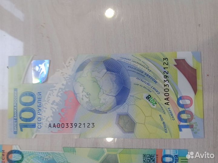 Юбилейные банкноты 100р
