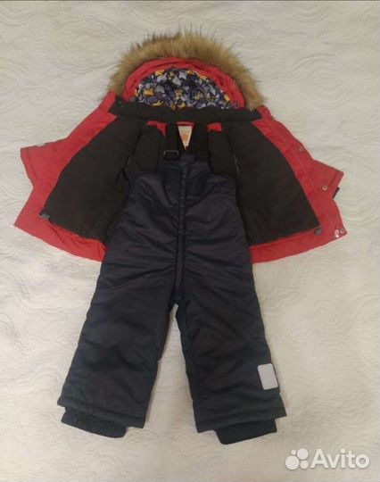 Зимний костюм для мальчика 80 см