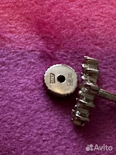 Золотой лабрет 585