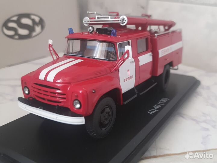 Модель пожарный ЗИЛ 130 ац-40