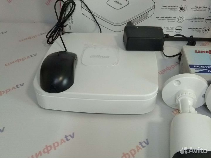 Видеонаблюдение 9 камер IP с микрофоном