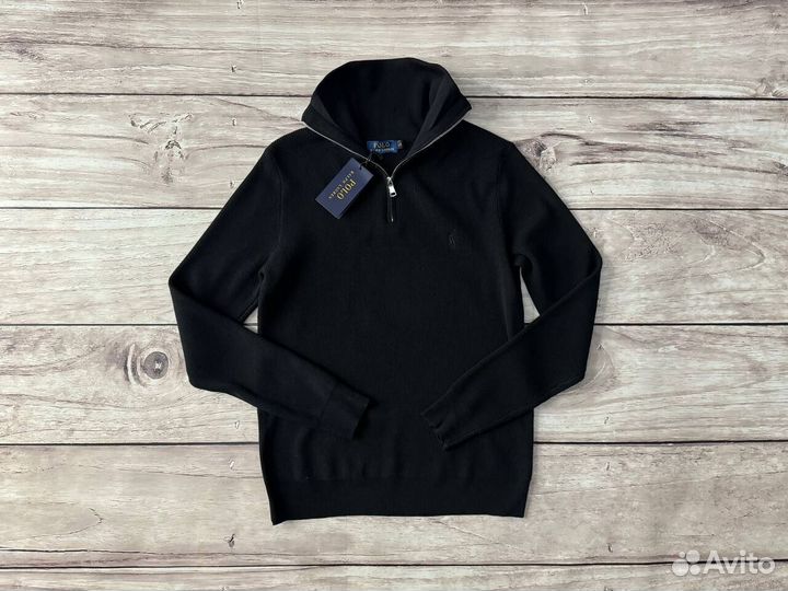Свитер полузамок Polo Ralph Lauren черный