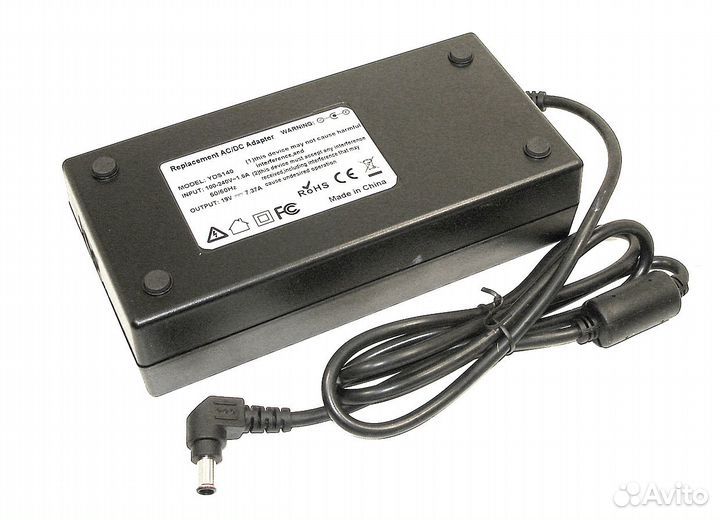 Блок питания для монитора и телевизора LCD 19V 7.3