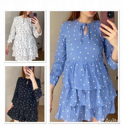 Платье новое в сердечко 44 и 46