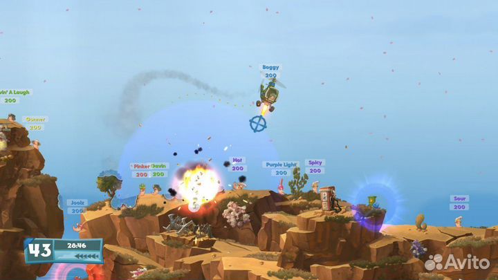 Worms Battlegrounds + Worms: W.M.D. PS4