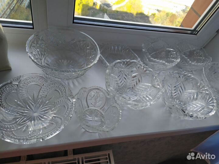 Хрусталь салатницы конфетницы