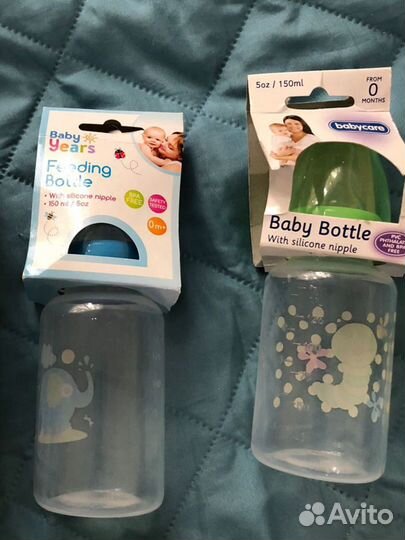 Бутылочки для кормления новые