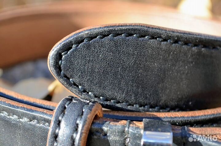 Мужской кожаный ремень