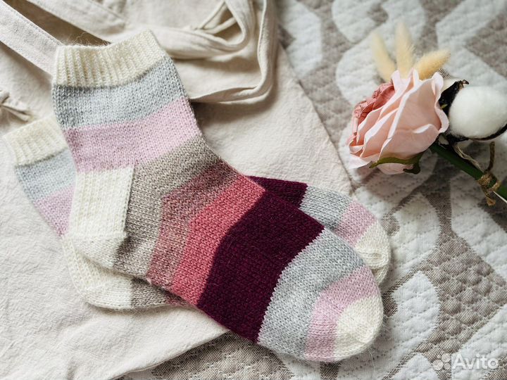 Носки вязаные ручной работы