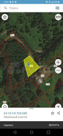 Участок 7,5 сот. (СНТ, ДНП)