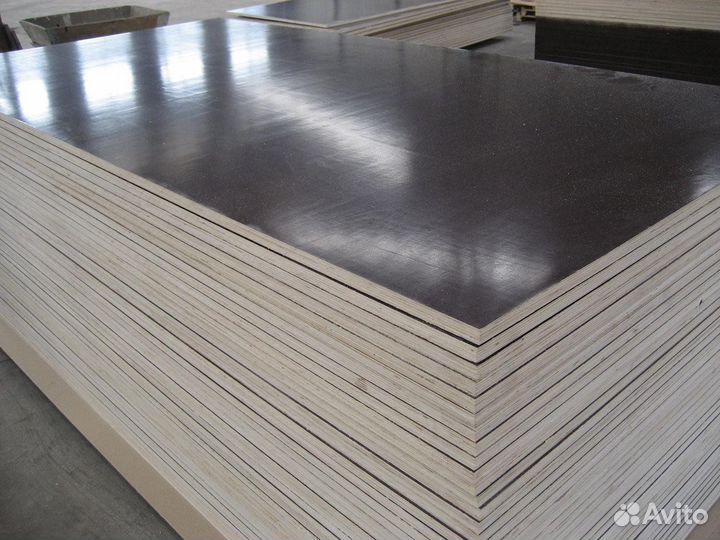 Фанера ламинир. 2500х1250х27 (1/1, гл/сетка)