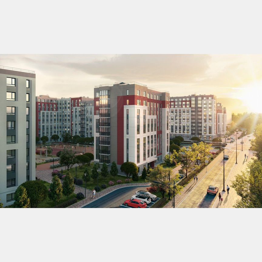 1-к. квартира, 51,6 м², 6/10 эт.