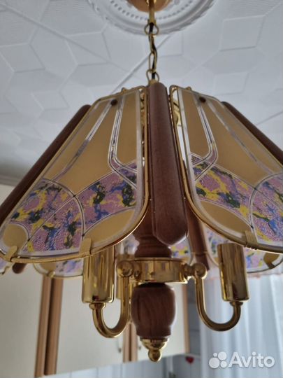 Люстра потолочная бу