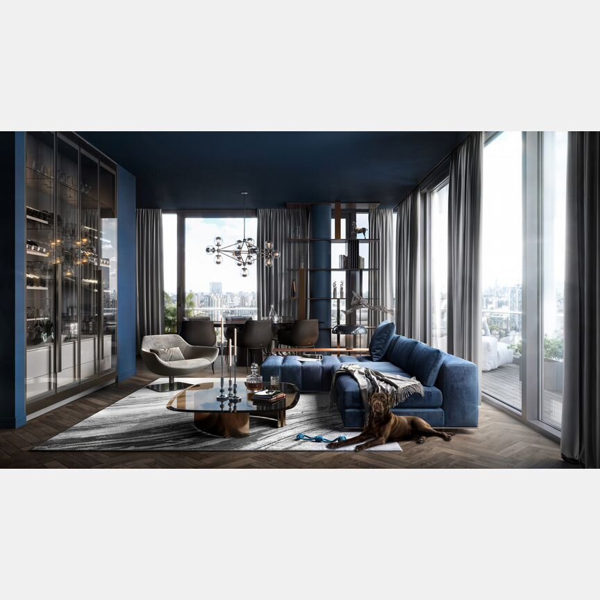 2-к. квартира, 138,3 м², 11/18 эт.